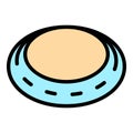 Round race track icon vector flat Royalty Free Stock Photo