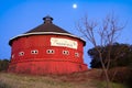 Round red barn