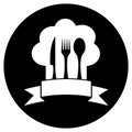 Round restaurant icon