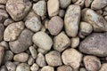 Round river rocks Royalty Free Stock Photo