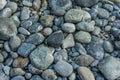 Round River Rocks Background Royalty Free Stock Photo