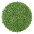 Round shape grass Royalty Free Stock Photo