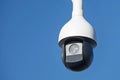 Round-shaped outdoor camera, order monitoring in the city.