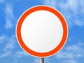 Round sign (clear)