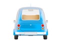 Round small car blue back Royalty Free Stock Photo