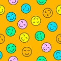 Round smileys Royalty Free Stock Photo