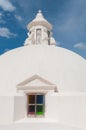 Round sphere rooftop on Top of a Church with Royalty Free Stock Photo