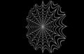 Round spider web