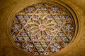 Round Stained Glass In Cathedral