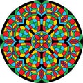 Round Stained Glass Window Images, Stock Photos & Vectors Royalty Free Stock Photo