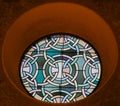 Round Stained Glass Window Royalty Free Stock Photo