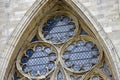 Round Stained Glass windows at York Minster. York, UK, June 4, 2012.