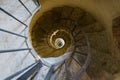 Round stairs going down Royalty Free Stock Photo