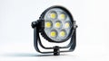 Professional LED Video Light on White Background Royalty Free Stock Photo
