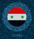 Round Syria badge.