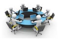 Round table conference Royalty Free Stock Photo