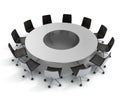 Round table, diplomacy, conference, meeting Royalty Free Stock Photo