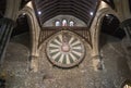 The Round Table in the Great Hall in Winchester, Hampshire Royalty Free Stock Photo