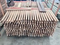 Round tapered furniture leg stacking in factory