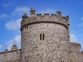exterior surrounding walls of Windsor Castle Royalty Free Stock Photo