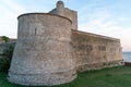 Round tower of fort Vauban in  Fouras Charente France Royalty Free Stock Photo