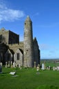 Round Tower at the Rock of Cashel Royalty Free Stock Photo