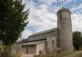 The round tower of St Marys Church in Long Stratton, Norfolk, UK Royalty Free Stock Photo