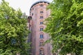 The Round Tower and Trinitatis Church in Copenhagen. Royalty Free Stock Photo
