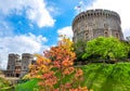 Round Tower of Windsor Castle, London suburbs, UK Royalty Free Stock Photo