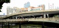 Trafic bridge in Guangzhou City Royalty Free Stock Photo