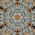 Round trippy background. Scarf texture. Abstract interior tile Royalty Free Stock Photo