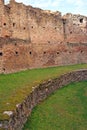 Round wall of ancient fortress