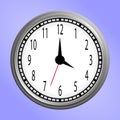 Round wall clock icon