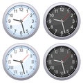 Round Wall Clock Set