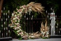 Round wedding decor