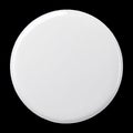 Round White Object Placed on a Flat Surface in a Bright Room at Midday Royalty Free Stock Photo