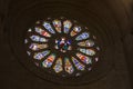 Round window rosette of Tarragona cathedral