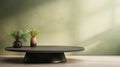 Asian-inspired Coffee Table In Muted Earth Tones - Uhd Image