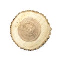 Round wooden cut board