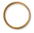 Round wooden frame Royalty Free Stock Photo