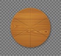 Round wooden pizza plate, cutting board