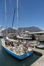 Round the world racing yachts in Cape Town