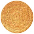 Round Woven Rattan Pattern.