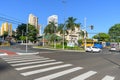 Roundabout on the corner between Avenida Higienopolis and Avenida Juscelino Kubitscheck