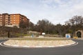 Roundabout dedicated by the city of Plasencia to the Official College of Nursing of Caceres on its 100th anniversary