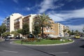 Roundabout in Europe. Royalty Free Stock Photo