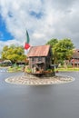 Roundabout with an Italian house at Gramado RS, Brazil