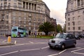 Roundabout near Lambeth Bridge and Millbank London, United Kingdom Royalty Free Stock Photo