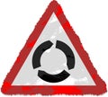 Roundabout sign