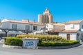 Roundabout with a white horse in Camargue